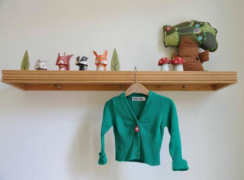 Cardigan, vest Kik Kid groen - Maat 86-92, Kinderen en Baby's, Kinderkleding | Maat 92, Gebruikt, Meisje, Trui of Vest, Ophalen of Verzenden