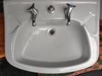 twee grijze lavabo's wastafel retro vintage, Enlèvement