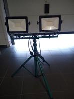 Bouwlamp led verlichting, Doe-het-zelf en Bouw, Bouwverlichting, Ophalen, Met statief, Zo goed als nieuw, Lamp met armatuur