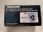 Digitale camera“Traveler” 8 megapixel en 5x optische zoom, Audio, Tv en Foto, Fotocamera's Digitaal, Ophalen, Zo goed als nieuw