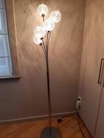 Moderne vloerlamp en bijhorende lampadaire, Modern, inoxkleurig, Utilisé, Autres matériaux, 150 à 200 cm
