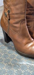 Dames leder enkellaars maat 41., Ophalen of Verzenden, Gedragen