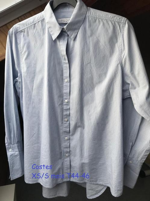 Costes blauw-wit gestreepte blouse T44-46 in uitstekende sta, Kleding | Dames, Blouses en Tunieken, Gedragen, Maat 42/44 (L), Blauw