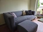 Ikea klippan tweezitsbank met footstool, Ophalen, Hout, Gebruikt, 150 tot 200 cm