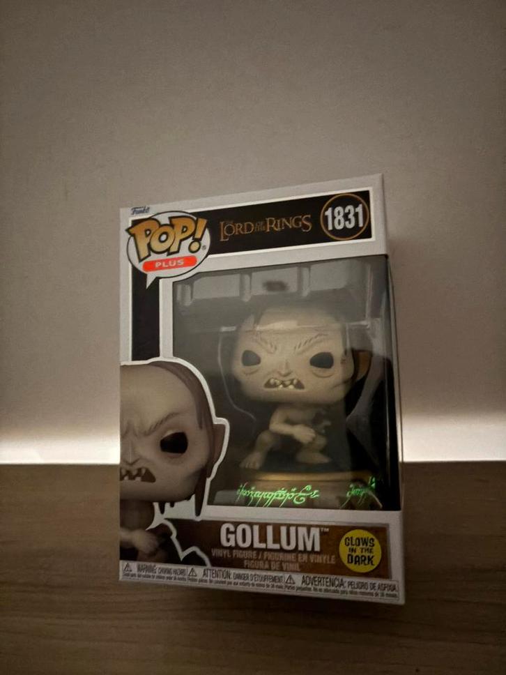 Gollum 1831 Funko Pop The lord of the Rings Glow in the Dark, Verzamelen, Poppetjes en Figuurtjes, Zo goed als nieuw, Ophalen of Verzenden