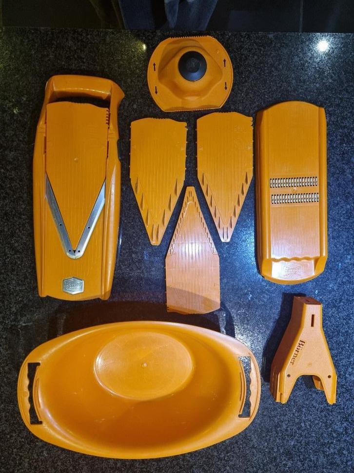 Borner V-Slicer volledige mandoline, Huis en Inrichting, Keuken | Keukenbenodigdheden, Zo goed als nieuw, Ophalen