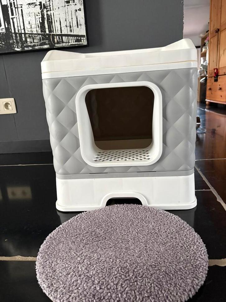 Bac à litière hygiénique fermé XXL, Animaux & Accessoires, Bacs à litière, Utilisé, Fermé, Enlèvement ou Envoi