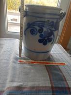 Blauwe mosterpot, 10 liter, Ophalen of Verzenden