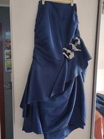 suitekleed Nicky Vankets, Kleding | Dames, Gelegenheidskleding, Ophalen, Zo goed als nieuw, Blauw, Overige typen