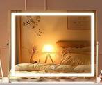 spiegel nieuw (wit) op voet met verlichting, Huis en Inrichting, Ophalen, Minder dan 50 cm, Nieuw, Minder dan 100 cm