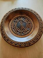 Vintage decoratieve houten schaal., Ophalen of Verzenden