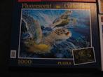 Fluorescent Sea Turtles Puzzel 1000 st, Enlèvement ou Envoi, 500 à 1500 pièces, Neuf, Puzzle