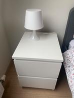2 Ikea MALM nachtkastjes, Ophalen of Verzenden, Zo goed als nieuw