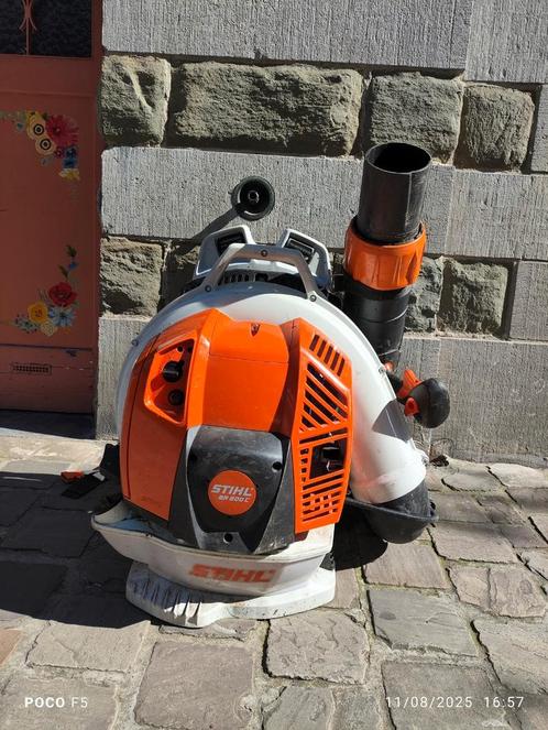 Stihl BR 800 C, Tuin en Terras, Bladblazers, Zo goed als nieuw, Elektrisch, Ophalen of Verzenden