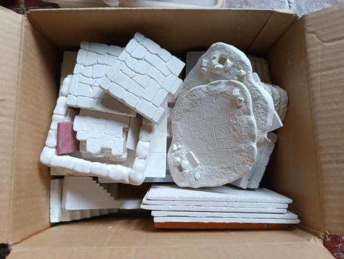 een lot plaasteren stukken voor het maken van diorama's 1/35, Hobby en Vrije tijd, Modelbouw | Figuren en Diorama's, Nieuw, Diorama