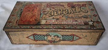 Ancienne boîte de chocolat Echantillon Derbaix. Vanille n2, Enlèvement ou Envoi