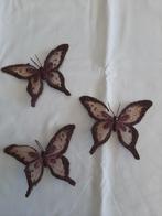3 decoratieve vlinders met knijper., Ophalen of Verzenden
