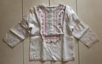 wit bloesje 18 maandem 86 met borduursels, Kinderen en Baby's, Babykleding | Maat 86, Ophalen of Verzenden, Gebruikt, Meisje, Overhemdje of Bloesje