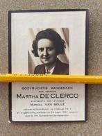 BP NEDERBRAKEL MARTHA DECLERCQ 1911 en er overleden 1957, Ophalen of Verzenden, Bidprentje