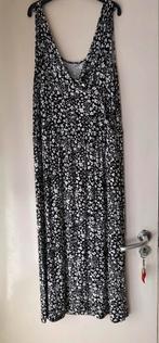 Robe  Noire à Fleurs Blanches – Taille XL, Kleding | Dames, Jurken, Ophalen of Verzenden