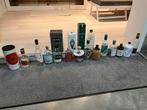 Pakket van 16 lege flessen gin, whisky, rum, jenever, enz., Verzamelen, Ophalen of Verzenden, Zo goed als nieuw