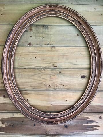 Ovalen houten open kader, Enlèvement, Utilisé, 50 à 75 cm, Bois