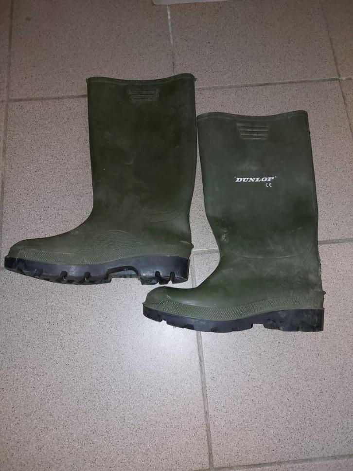 Dunlop laarzen, Tuin en Terras, Werkkleding, Gebruikt, Dames, Heren, Kinderen, Laarzen, Ophalen