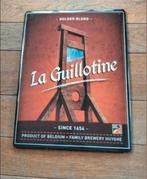 Plaque métallique La Guillotine brewery Huyghe. Voir photos., Collections, Marques de bière, Comme neuf, Duvel, Enlèvement ou Envoi