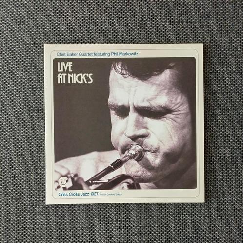 2xLP: Chet Baker Quartet ft. Phil Markowitz: Live at Nick's, Cd's en Dvd's, Vinyl | Jazz en Blues, Nieuw in verpakking, Jazz, 1980 tot heden