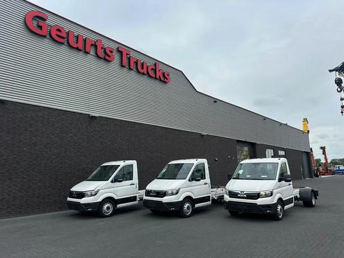 MAN TGE 6.160 CHASSIS CABINE NIEUW 3 X IN VOORRAAD, Auto's, Bestelwagens en Lichte vracht, MAN, Diesel, Euro 6, 2 deurs, Automaat