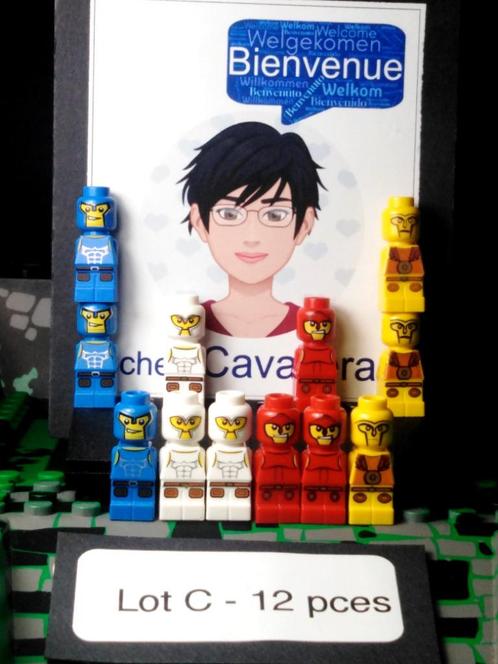 Lot C: 12 microfiguren van Lego Games Minotaurus Gladiators, Kinderen en Baby's, Speelgoed | Duplo en Lego, Zo goed als nieuw