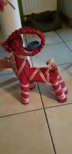 Cerfs de noel en paille, Enlèvement