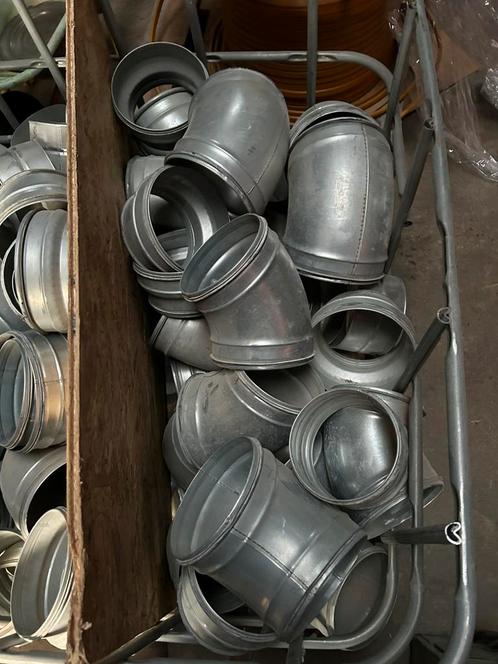 Lot ventilatie onderdelen, Doe-het-zelf en Bouw, Buizen en Afvoer, Nieuw, Bochten, PVC, Ophalen