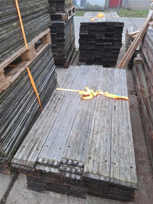 Hardhouten  vlonderplanken  terras  vlonder grondkering, Tuin en Terras, Palen, Balken en Planken, Gebruikt, Balken, Ophalen of Verzenden