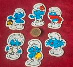 6 kleine stickers Smurfen / Schlümpfe/ Schtroumpf, Ophalen, Smurfen