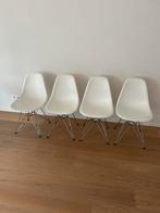4x VITRA Eames Plastic Chair DSR - Wit, Enlèvement, Comme neuf, Blanc