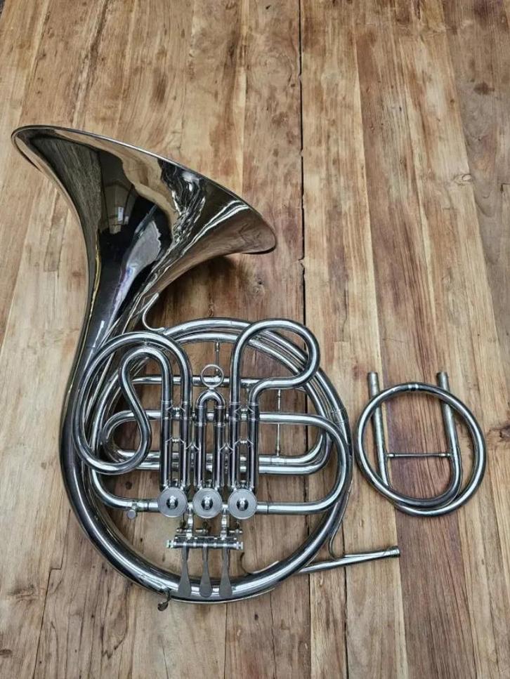 B&M Symphonic F / Eb French Horn, Muziek en Instrumenten, Blaasinstrumenten | Hoorns, Gebruikt, F-hoorn, Ophalen