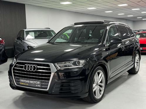 Audi Q7 3.0 TDI Q S-Line 7-Places Pano Head-Up Bose Cam, Autos, Audi, Entreprise, Achat, Q7, 4x4, ABS, Caméra de recul, Airbags