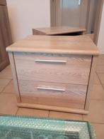 Set van 2 kleine dressoirs in gebleekt eikenhout Sanoma nieu, Ophalen, 1 of 2 laden, Eikenhout, 50 tot 100 cm