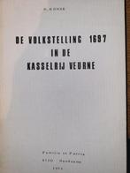 H. RONSE De volkstelling van 1697 in de Kasselrij Veurne, Gelezen, H. Ronse, Verzenden, 17e en 18e eeuw