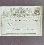 Oude briefkaart 5 centimes   Belgique 1879 ?, Postzegels en Munten, Brieven en Enveloppen | België, Ophalen of Verzenden, Briefkaart