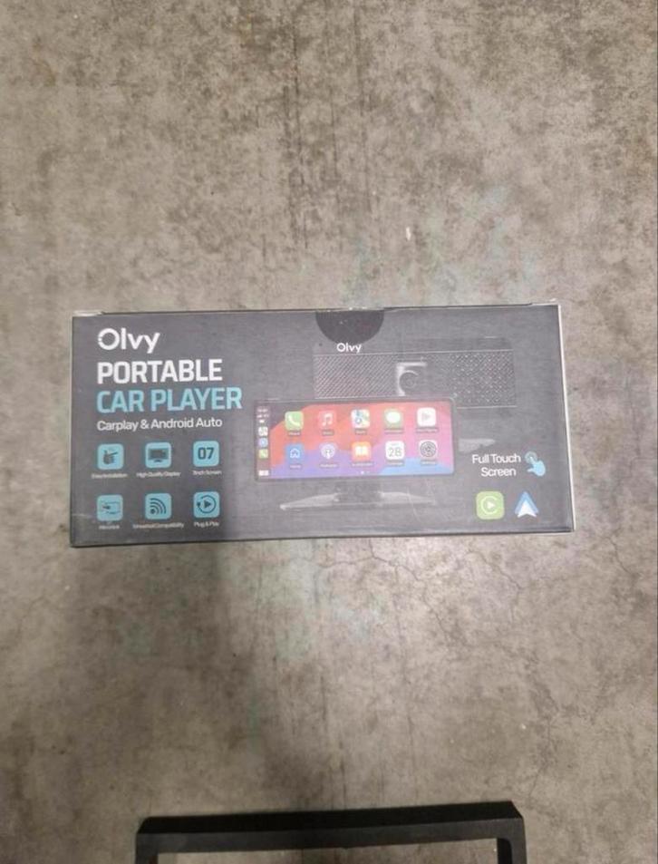 Olvy carplay scherm - universeel - Geschikt voor elke auto, Auto diversen, Autoradio's, Zo goed als nieuw, Ophalen of Verzenden