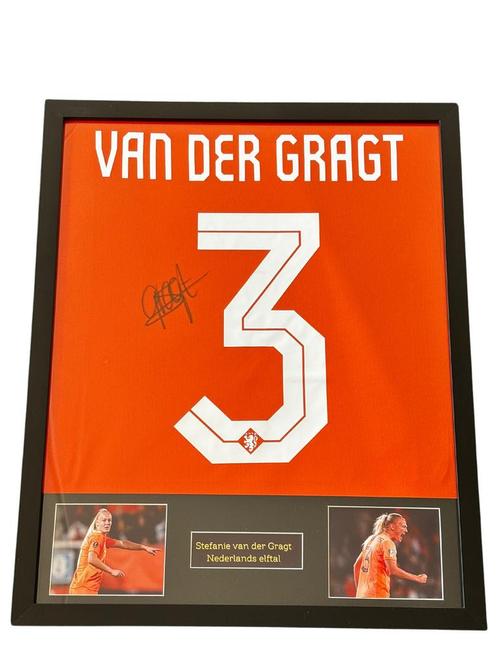 Stefanie van der Gragt gesigneerd Nederlands elftal shirt, Verzamelen, Sportartikelen en Voetbal, Zo goed als nieuw, Shirt, Verzenden