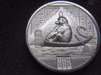 Egyptian Gods Series - Thoth - 2 oz silver, Ophalen of Verzenden, Zilver