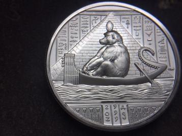 Egyptian Gods Series - Thoth - 2 oz silver beschikbaar voor biedingen