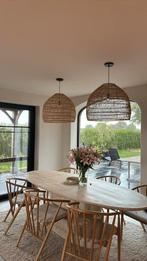 Hanglampen (prijs voor 2 hanglampen), Huis en Inrichting, Lampen | Hanglampen, Ophalen, Zo goed als nieuw, Overige materialen