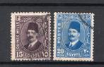 ÉGYPTE Yt. 170/171 estampillée 1934, Enlèvement ou Envoi, Égypte, Affranchi