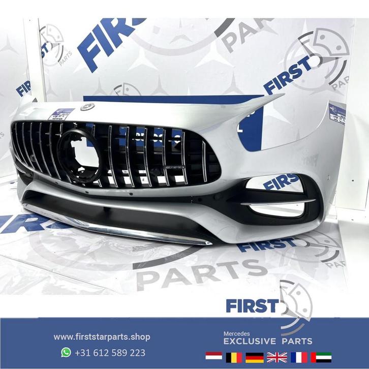 W190 GT AMG BUMPER FACELIFT VOORBUMPER COMPLEET A1908858500, Auto-onderdelen, Carrosserie, Bumper, Mercedes-Benz, Voor, Gebruikt