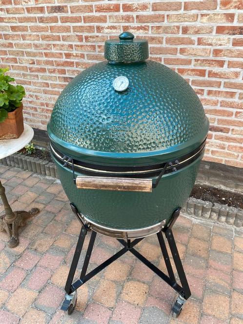 Big Green Egg XL, Tuin en Terras, Houtskoolbarbecues, Zo goed als nieuw, Met accessoires, Ophalen