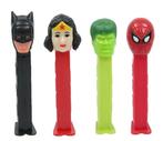 4 PEZ dispensers Marvel Heroes uit 1979, Verzamelen, Poppetjes en Figuurtjes, Ophalen of Verzenden, Zo goed als nieuw